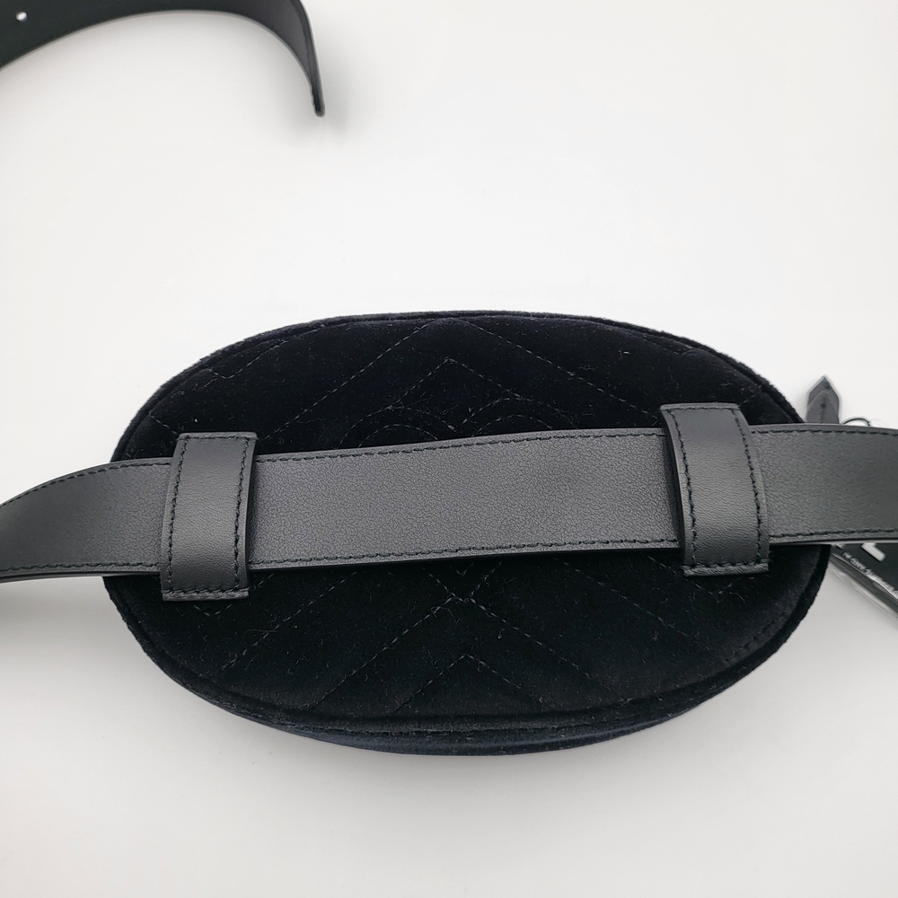 GUCCI GG Marmont Oval velvet handbag/waist bag..Authentic w/COA... - Picture 4 of 16